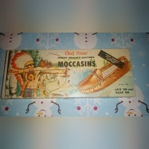 Vintage 1958 Cheif Arrow Moccasins Kit